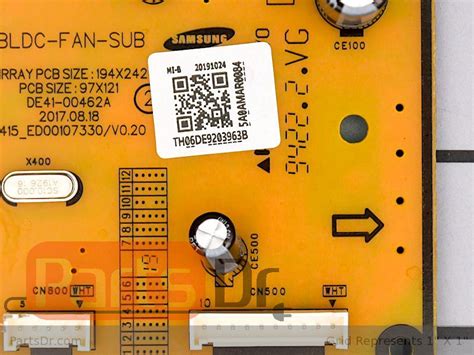 De92 03963b Samsung Gas Range Control Board Parts Dr