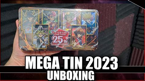 UNBOXING MEGA TIN 2023 25th ANIVERSARIO YuGiOh TCG YouTube