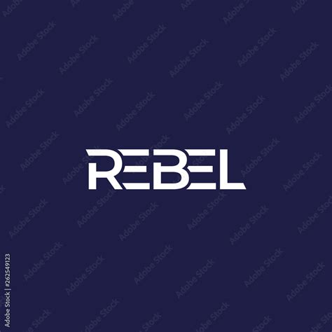 Rebel logo design Stock Vector | Adobe Stock