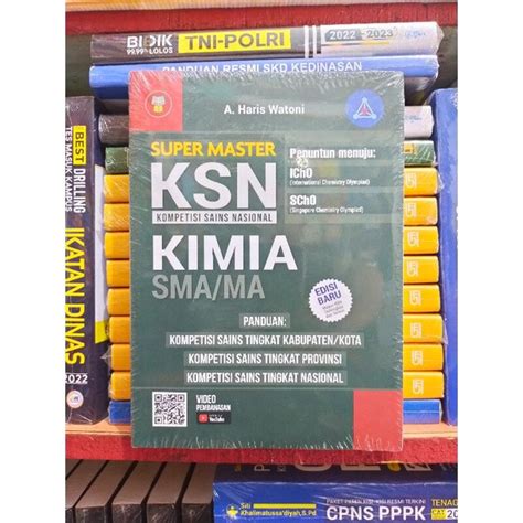 Jual Buku Olimpiade Kimia SMA Super Master KSN Kimia SMA Shopee