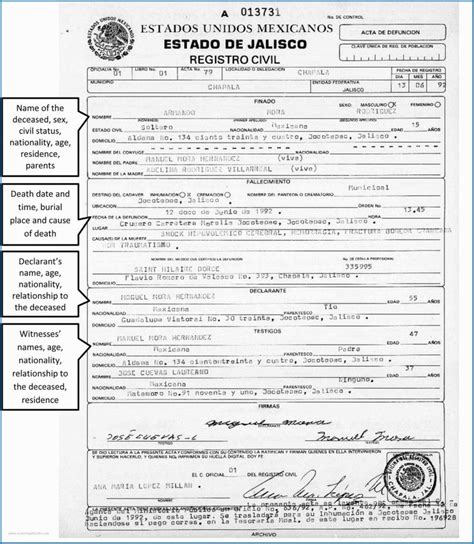 Mexican Marriage Certificate Translation Template 9608 In Awesome