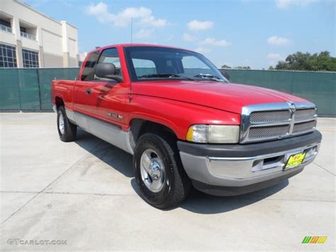 2001 Flame Red Dodge Ram 1500 Slt Club Cab 53598557 Photo 5