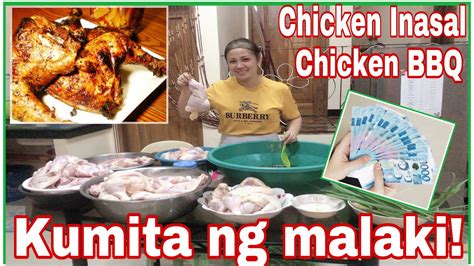 PAANO KUMITA NG MALAKI SA CHICKEN INASAL AT CHICKEN BBQ YouTube