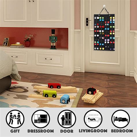 Huhynn Vitrina Compatible Con Hot Wheels Organizador Colgante Para Hot Wheels Matchbox Cars