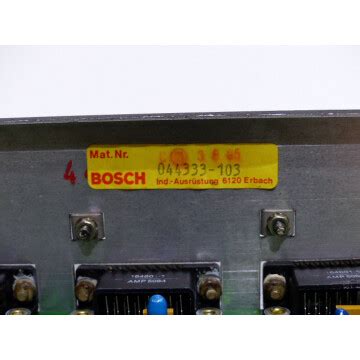 Bosch Cnc Servo