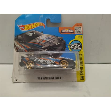 NISSAN SX TYPE X GREDDY HOT WHEELS CARTON MAL ESTADO CARD DAMAGED BCN STOCK CARS