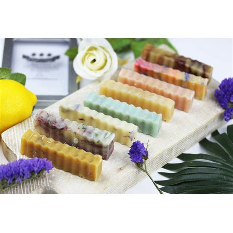 8oz Soap Slices Premium Handmade Soap Scraps Assorted Soap Bars Travel