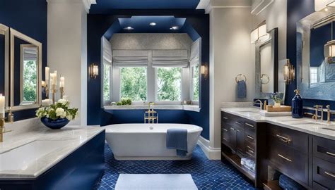 Revamp Your Space Navy Blue Bathroom Decorating Ideas