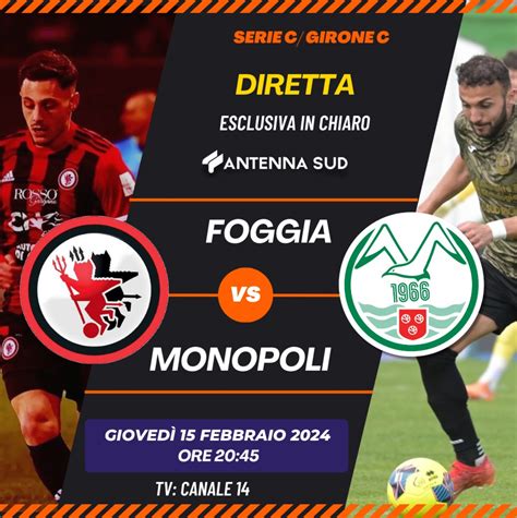 Juve Stabia Brindisi E Foggia Monopoli In Diretta Su Antenna Sud