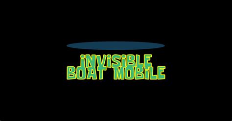 Invisible Boat Mobile Spongebob Squarepants Sticker Teepublic