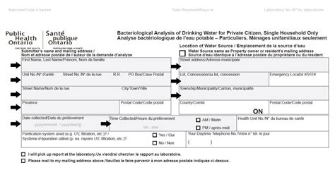 Well Water Testing Private Drinking Water Public Health Ontario