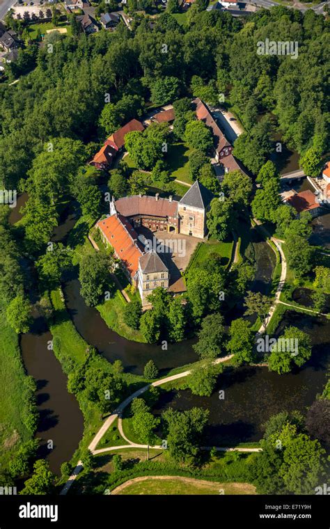 Luftaufnahme Schloss Rheda Schloss Sogar Burg Rheda Wiedenbr Ck