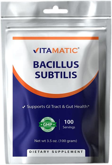 Amazon Vitamatic Bacillus Subtilis Pure Powder Probiotic Powder