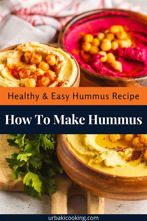 How To Make Hummus Healthy And Easy Hummus Recipe Urbaki Cooking