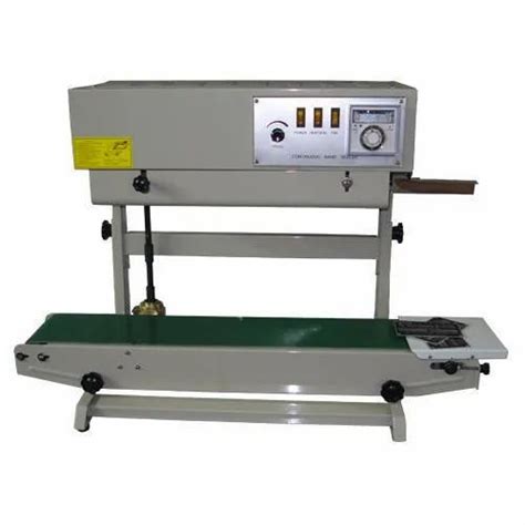 Semi Automatic Ss Nitrogen Flush Band Sealer Vertical At Rs In