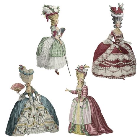 New Le Pouf Marie Antoinette Paper Dolls Collage By Darvahlous