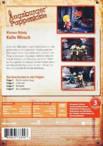 Augsburger Puppenkiste Kleiner K Nig Kalle Wirsch Dvd Neu