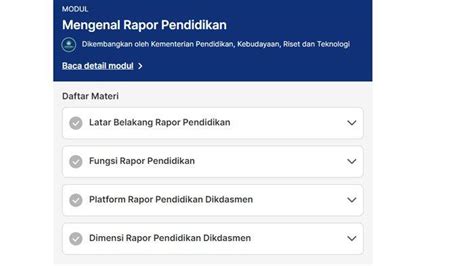 Kunci Jawaban Soal Post Test Modul 1 Rapor Pendidikan Sebagai Sumber