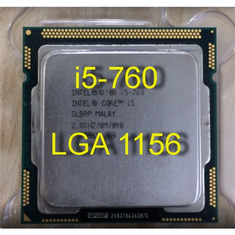 โปรเซสเซอร์ CPU Core i5-760 i5 760 2.8 GHz Quad-Core | Shopee Thailand