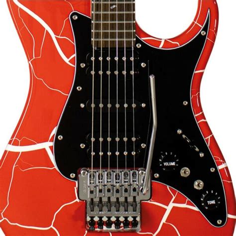 Guitarra Tagima JA 1 Modern Juninho Afram Red White Crack