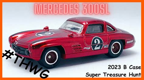 Hot Wheels Super Treasure Hunt Mercedes Benz Sl Sth B Case