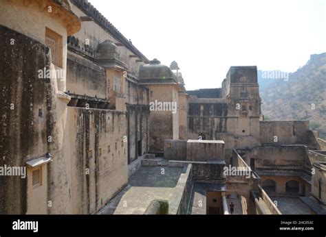 Massive architecture of Amber Fort Stock Photo - Alamy