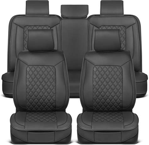 Motorbox Prestige Faux Leather Seat Covers Semi Custom Fit Car Seat Covers Full Set