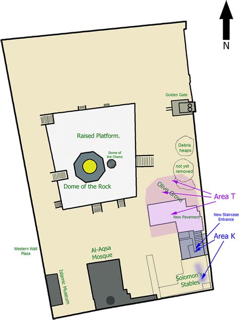 Temple Mount Jerusalem Map