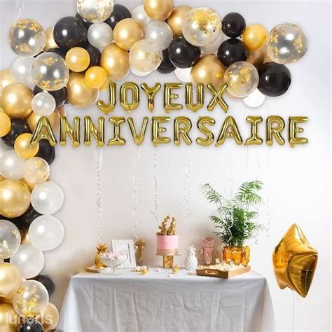 Decoration Anniversaire Arche Ballon 124 Pcs Ballons Anniversaire