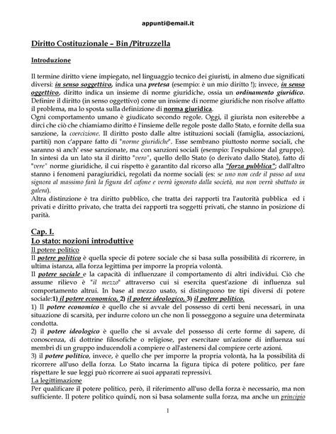 Diritto Costituzionale Bin Pitruzzella Diritto Costituzionale Bin