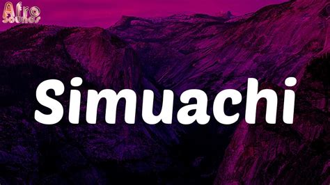 Simuachi Lyrics Jux YouTube