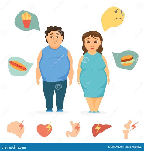 Obesity Cartoons Illustrations And Vector Stock Images 4705 Pictures