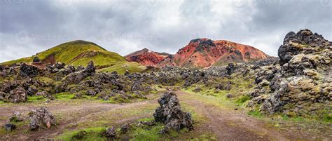 Hermoso Paisaje Island S Panor Mico De Coloridas Monta As Volc Nicas De