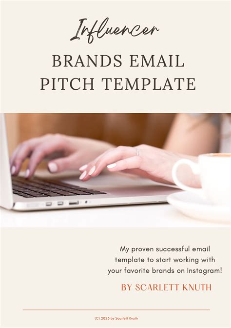 Proven Brand Email Pitching Template Pitch Brands Script Paid Instagram Partnerships