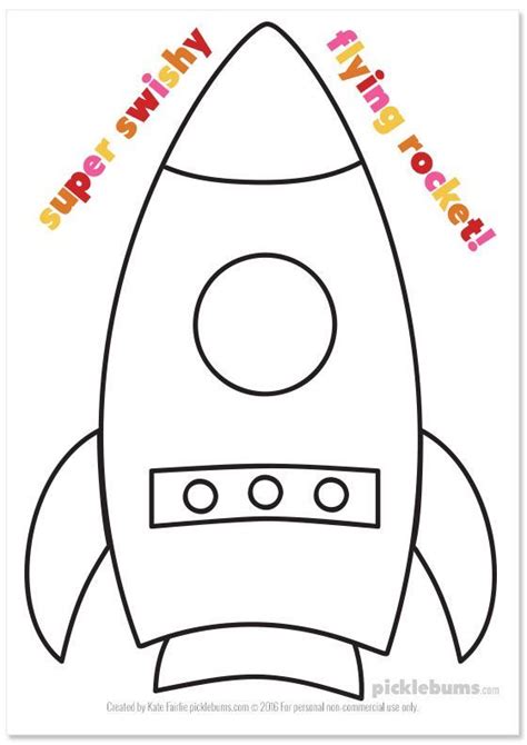 Make a super flying rocket! Use our freely printable template and ...