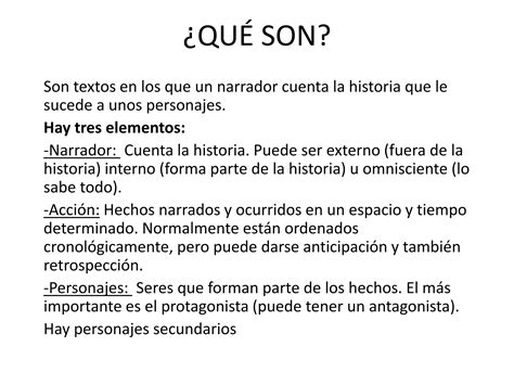 Los Textos Narrativos Ppt