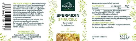 2er Sparset Spermidin Spirucell® 1 2 Mg Pro Tagesdosis 4 Kapseln