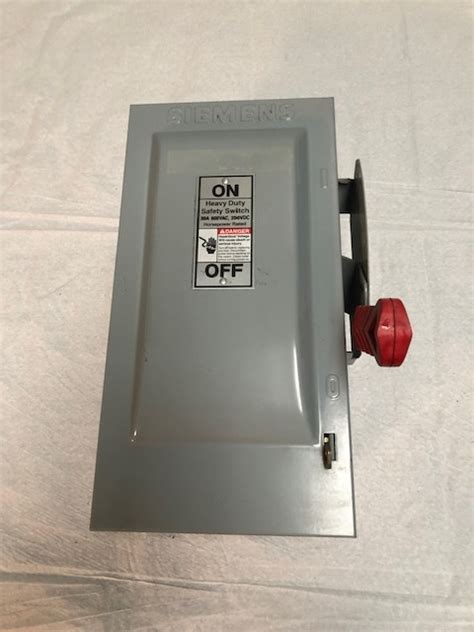 Siemens Fused Disconnect Phase V Outdoor Hf With