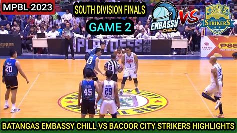 MPBL HIGHLIGHTS BATANGAS VS BACOOR CITY GAME 2 SOUTH DIVISION