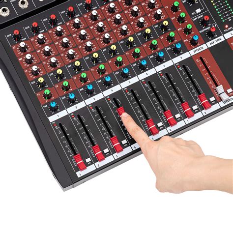 Channel Mixing Console Sound Pro Usb Bluetooth Live Studio