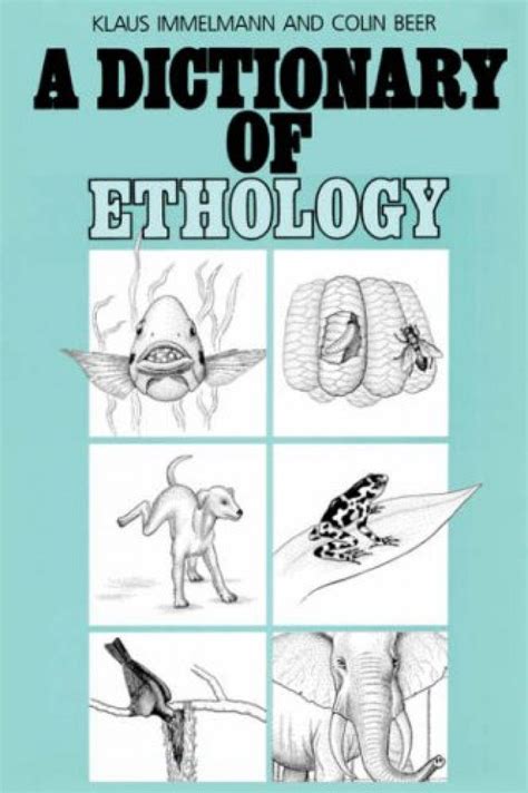 A Dictionary of Ethology | NHBS Academic & Professional Books