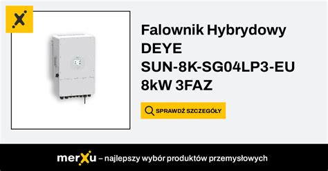 Deye Falownik Hybrydowy SUN 8K SG04LP3 EU 8kW 3FAZ MerXu