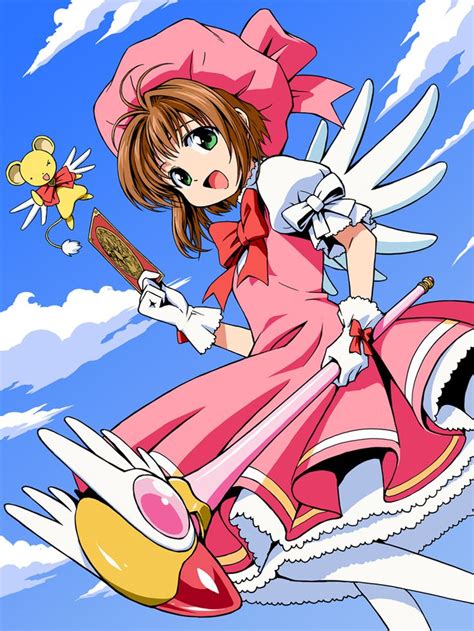 Cardcaptor Sakura Clamp Madhouse Kinomoto Sakura And Keroberos