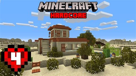 Minecraft Desert Starter House Hardcore Let S Play Youtube