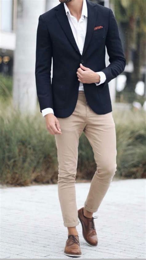 How To Wear A Navy Blazer And Where To Buy It Mens Outfit Essential Mens Business Casual