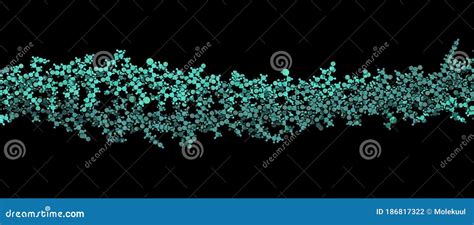 Keratin Intermediate Filament. Protein that is One of the Main ...
