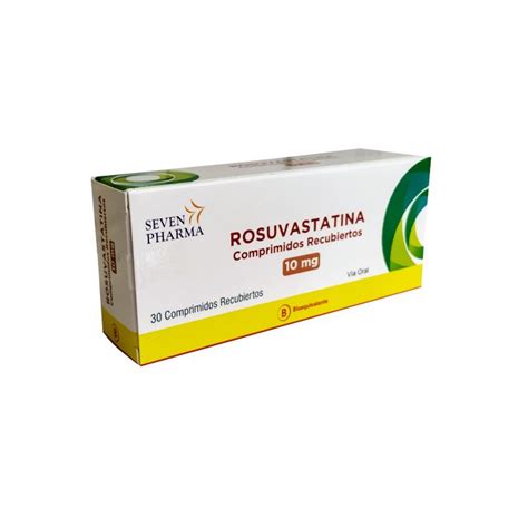 Rosuvastatina 10 Mg 30 Comprimidos Recubiertos Farmacias Vivas