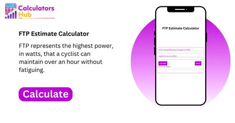 Ftp Estimate Calculator Online