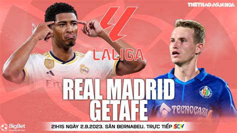 Nhận định bóng đá Real Madrid vs Getafe 21h15 2 9 La Liga vòng 4