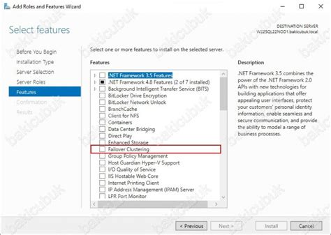 Microsoft Sql Server 2022 Failover Cluster Kurulumu 1 Baki Cubuk